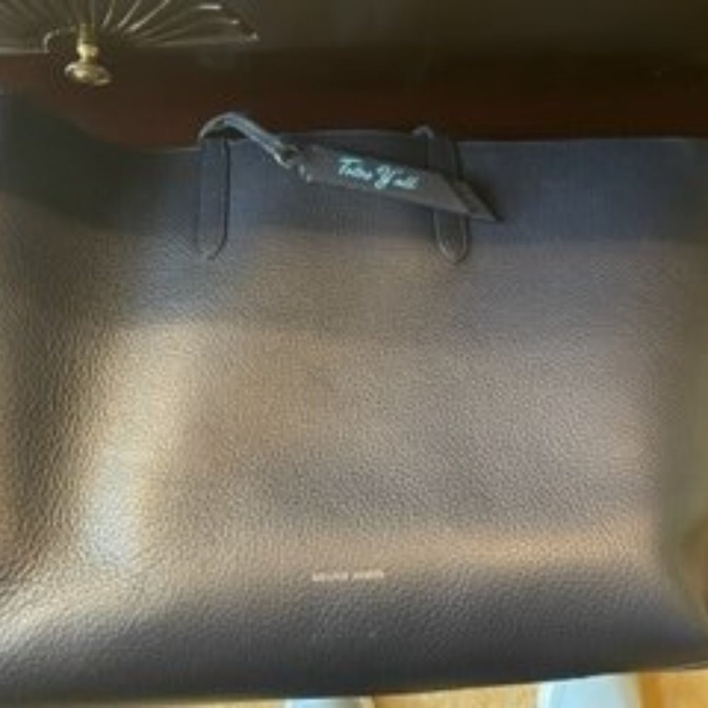 Draper James Reversible Leather Tote